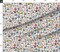 Teacher Class School Paint Scissors Computer Pencil Custom Printed Fabric by Spoonflower Various Fabrics by the Yard or Fat Quarter